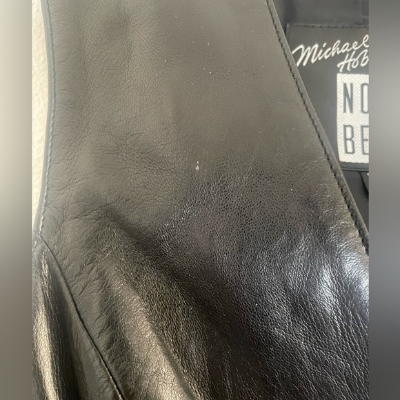 Michael hoban north beach leather vest size 3/4 - Picture 3 of 6